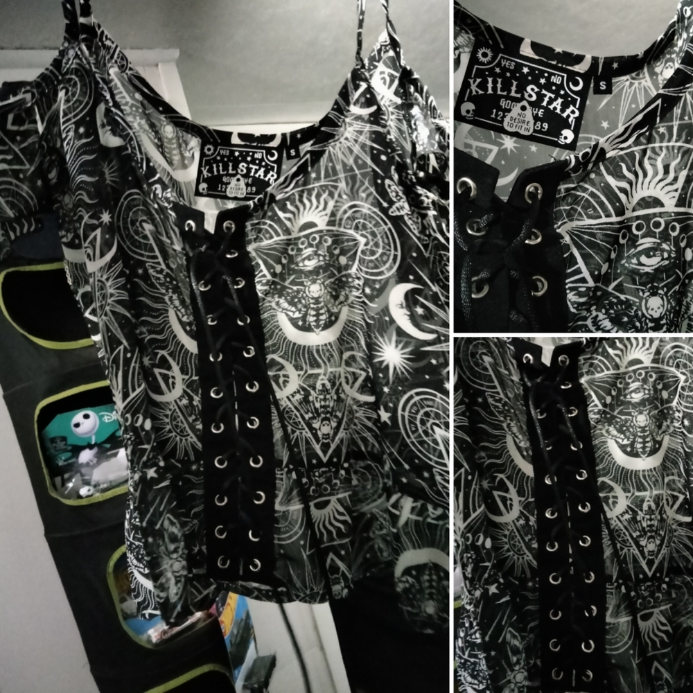 Sheer witchy top